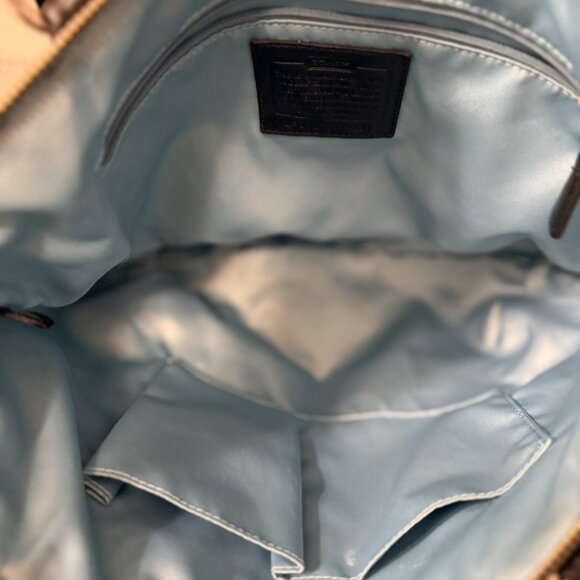 Coach 2012 Black Distressed Leather Poppy Satchel - Picture 5 of 9